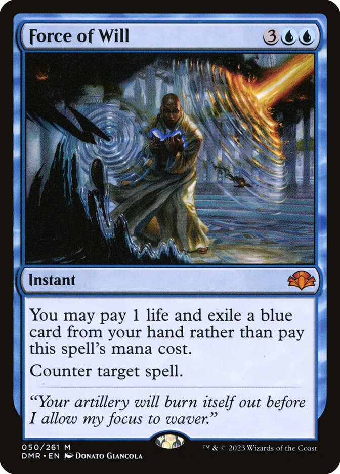 Force of Will 50/261 (Dominaria Remastered)  | Good Games Morley