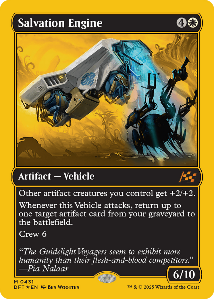 Salvation Engine (First-Place Foil) [Aetherdrift] | Good Games Morley