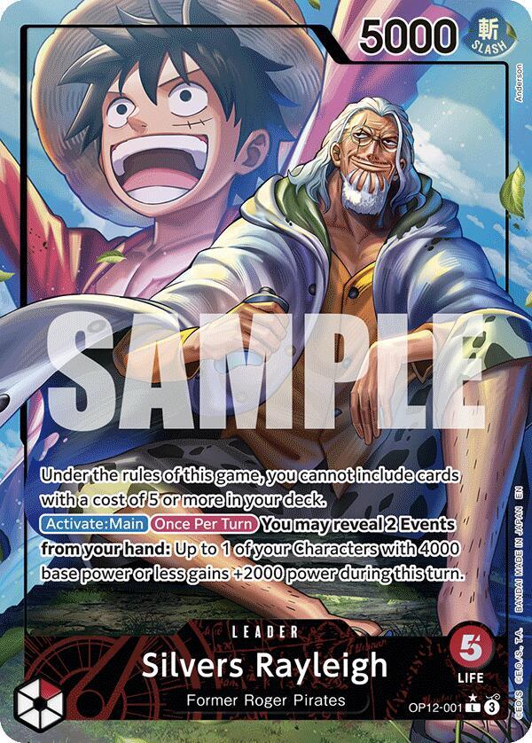Silvers Rayleigh OP12-001 (Legacy of the Master)  - Alternate Art Foil | Good Games Morley