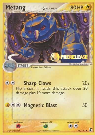 Metang (49/113) (Delta Species) (Prerelease Promo) [EX: Delta Species] | Good Games Morley