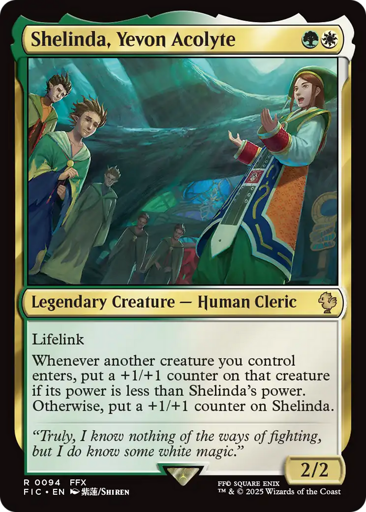 Shelinda, Yevon Acolyte [FINAL FANTASY Commander] | Good Games Morley