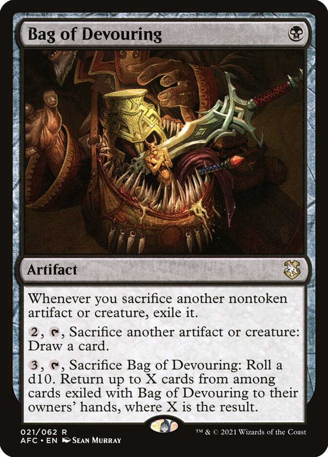 Bag of Devouring 21/62 (Commander: Adventures in the Forgotten Realms)  | Good Games Morley