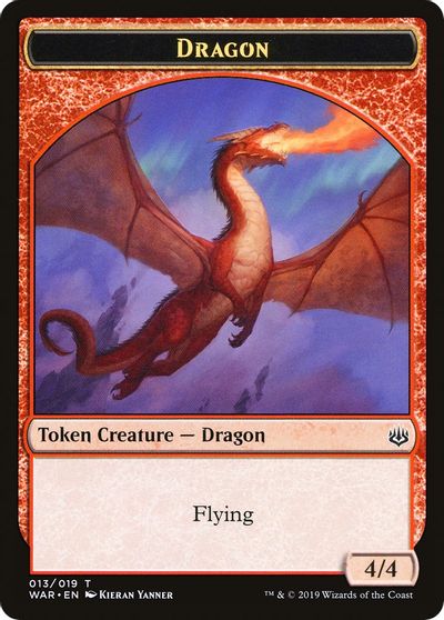 Dragon // Spirit Double-Sided Token [Challenger Decks 2020 Tokens] | Good Games Morley