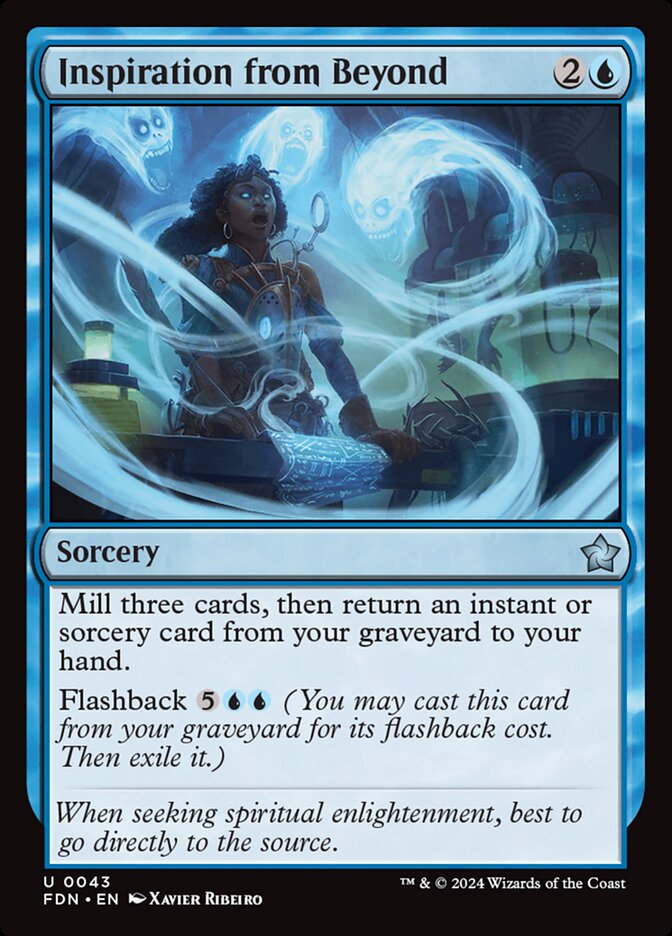 Inspiration from Beyond 43/291 (Foundations)  - Foil | Good Games Morley