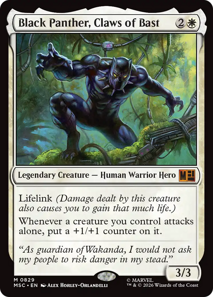 Black Panther, Claws of Bast [Marvel Super Heroes Commander] | Good Games Morley
