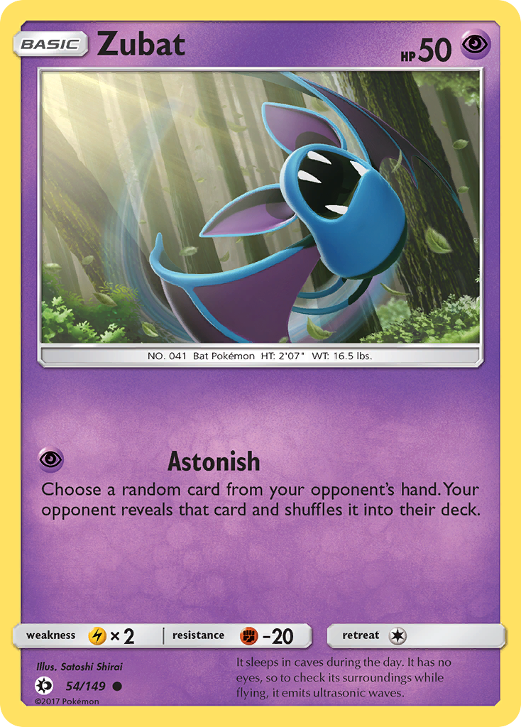 Zubat (54/149) [Sun & Moon: Base Set] | Good Games Morley