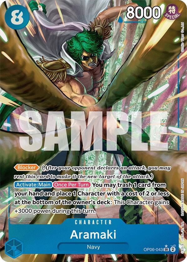 Aramaki OP06-043 (Wings of the Captain)  - Alternate Art Foil | Good Games Morley
