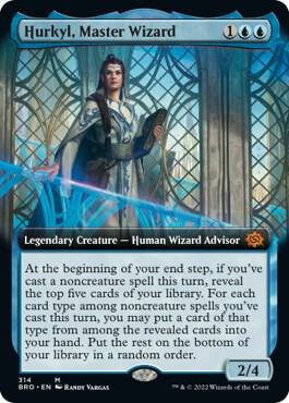 Hurkyl Master Wizard Extended Art 314/287 (The Brothers' War)  | Good Games Morley