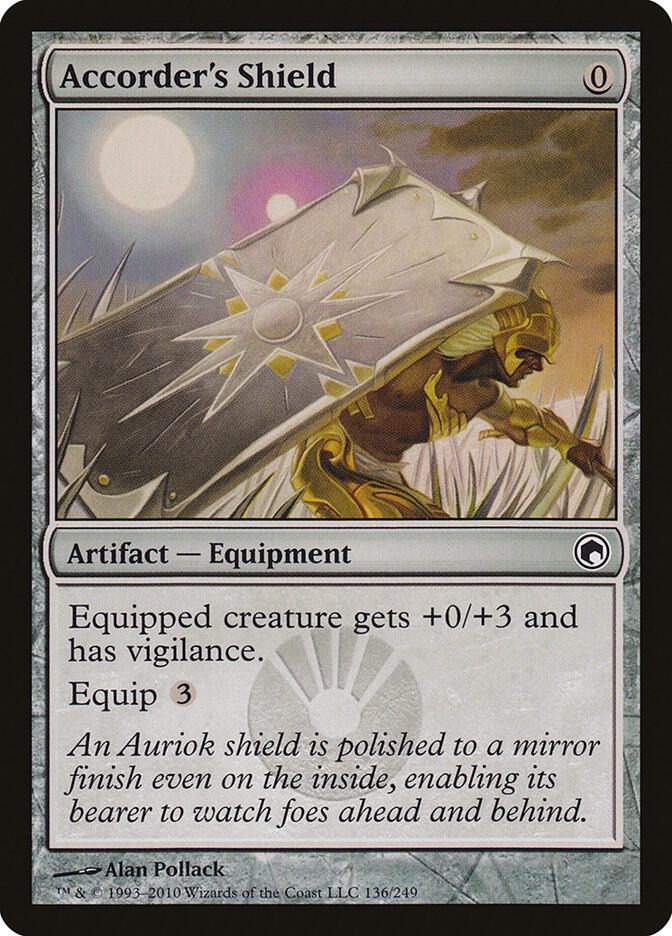 Accorder's Shield 136/249 (Scars of Mirrodin)  - Foil | Good Games Morley