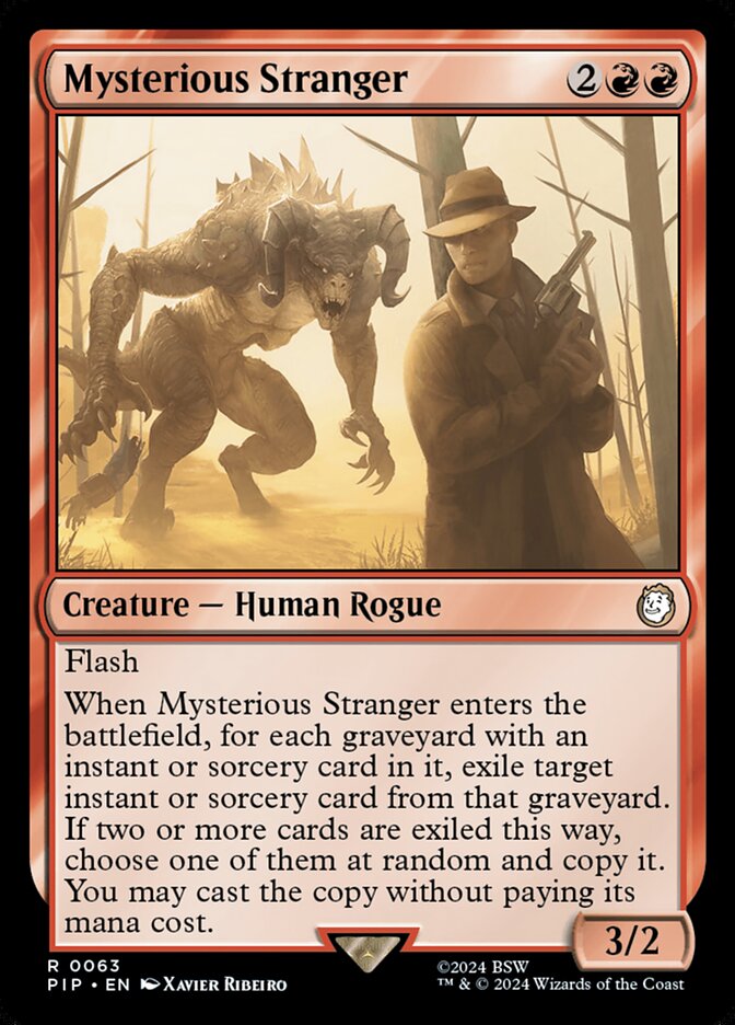 Mysterious Stranger 63/326 (Universes Beyond: Fallout)  | Good Games Morley