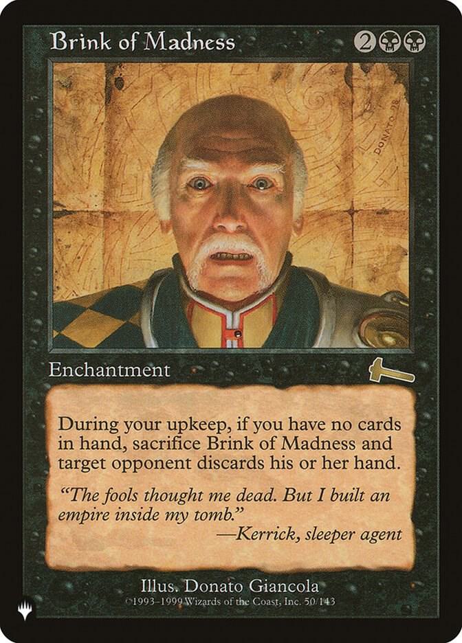 Brink of Madness ULG-50/5075 (The List Reprints)  | Good Games Morley
