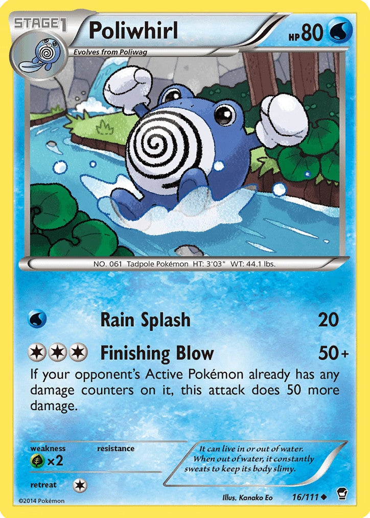 Poliwhirl (16/111) [XY: Furious Fists] | Good Games Morley