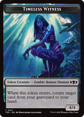 Goat // Timeless Witness Double-Sided Token [Tarkir: Dragonstorm Commander Tokens] | Good Games Morley