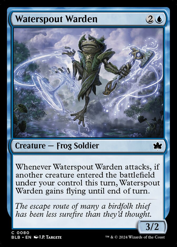Waterspout Warden 80/281 (Bloomburrow)  - Foil | Good Games Morley