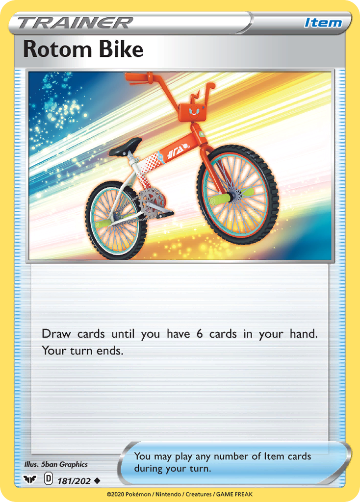 Rotom Bike (181/202) [Sword & Shield: Base Set] | Good Games Morley