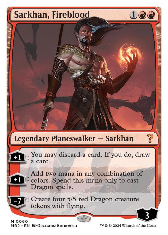 Sarkhan, Fireblood 60/390 (Mystery Booster 2)  | Good Games Morley