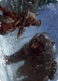 Blizzard Brawl Art Card [Kaldheim Art Series] | Good Games Morley