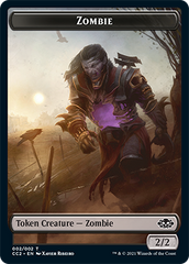 Snake // Zombie Double-Sided Token [Commander Collection: Black Tokens] | Good Games Morley