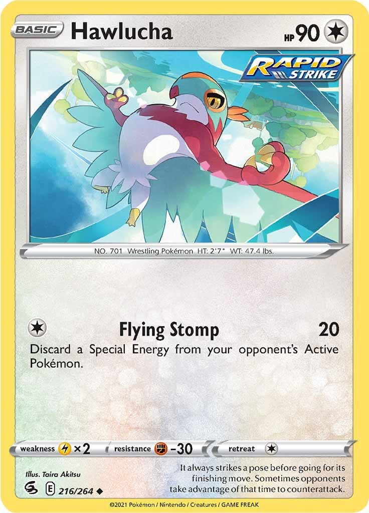 Hawlucha (216/264) [Sword & Shield: Fusion Strike] | Good Games Morley