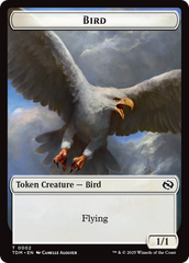 Inkling // Bird Double-Sided Token [Tarkir: Dragonstorm Commander Tokens] | Good Games Morley