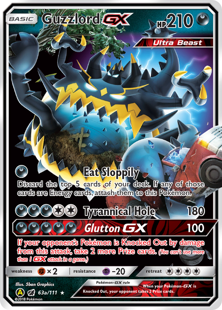 Guzzlord GX (63a/111) [Alternate Art Promos] | Good Games Morley
