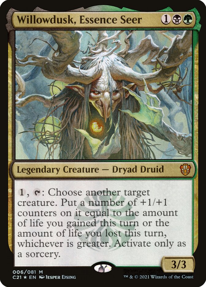 Willowdusk, Essence Seer 6/81 (Commander 2021)  - Foil | Good Games Morley