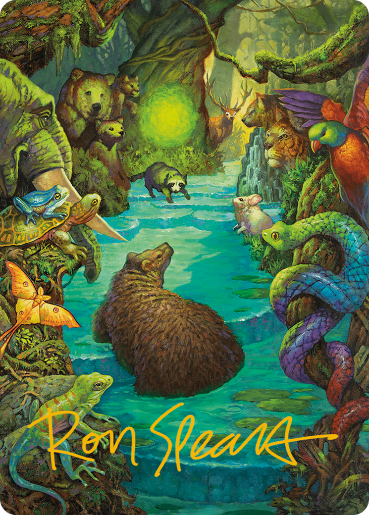 Primal Prayers Art Card (Gold-Stamped Signature) [Modern Horizons 3 Art Series] | Good Games Morley