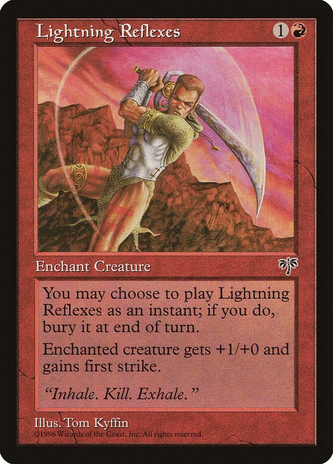 Lightning Reflexes 186/350 (Mirage)  | Good Games Morley