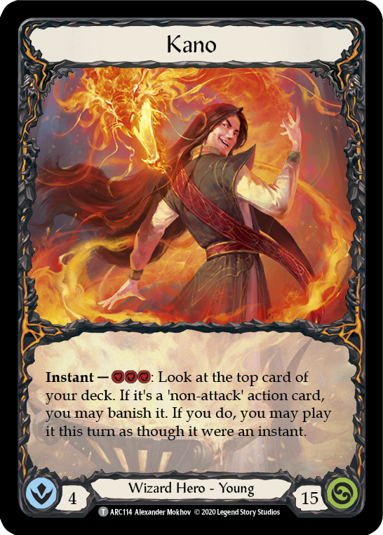 Kano // Kano, Dracai of Aether [U-ARC114 // U-ARC113] (Arcane Rising Unlimited)  Unlimited Normal | Good Games Morley