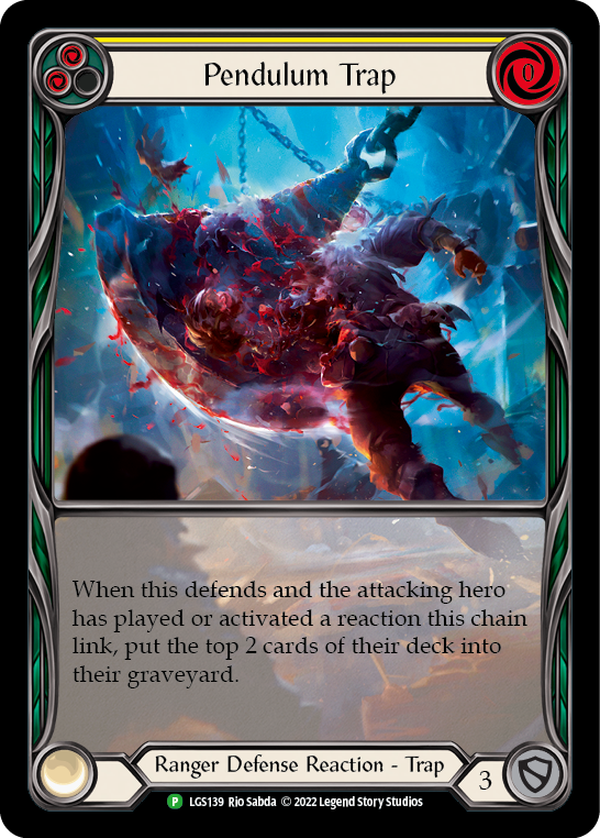 Pendulum Trap (Yellow) [LGS139] (Promo)  Rainbow Foil | Good Games Morley