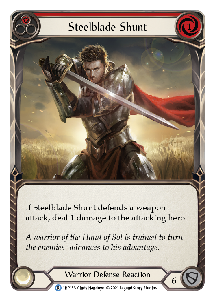 Steelblade Shunt (Red) [1HP156] (History Pack 1) | Good Games Morley