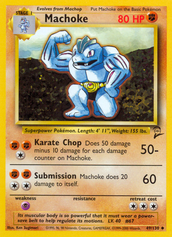 Machoke (49/130) [Base Set 2] | Good Games Morley