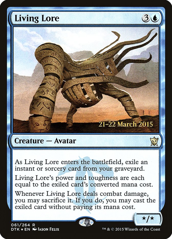 Living Lore [Dragons of Tarkir Prerelease Promos] | Good Games Morley