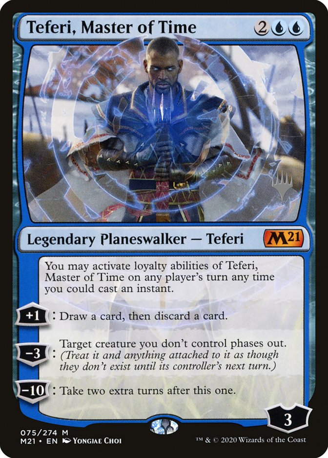 Teferi, Master of Time (Promo Pack) (75) [Core Set 2021 Promos] | Good Games Morley