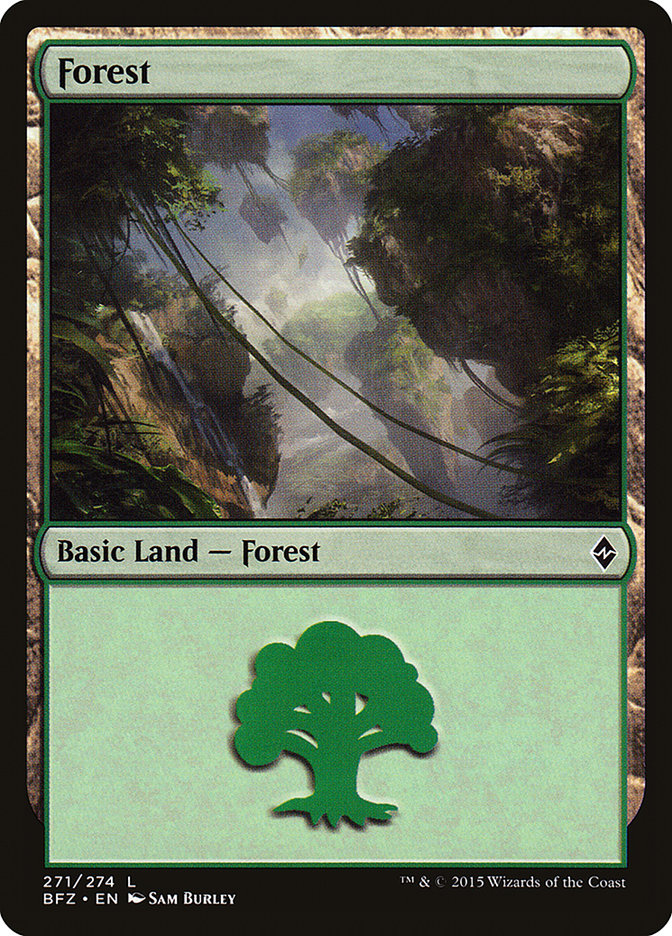 Forest (271) [Battle for Zendikar] | Good Games Morley
