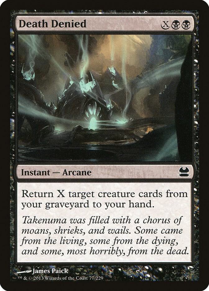 Death Denied 77/229 (Modern Masters)  - Foil | Good Games Morley
