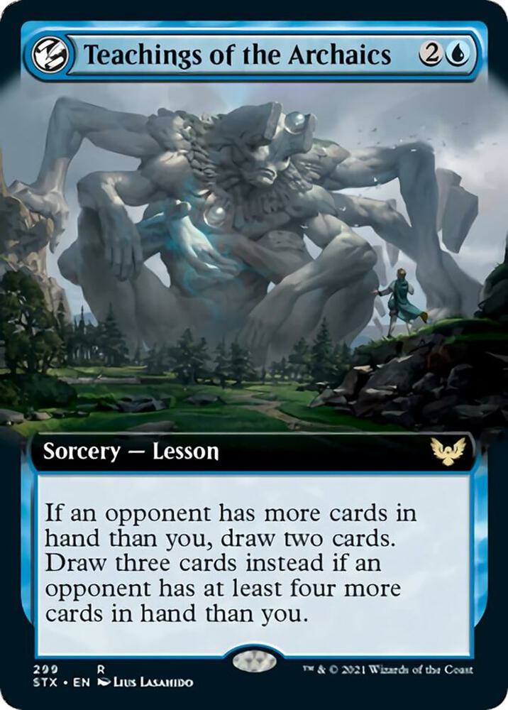 Teachings of the Archaics Extended Art 299/275 (Strixhaven: School of Mages)  | Good Games Morley