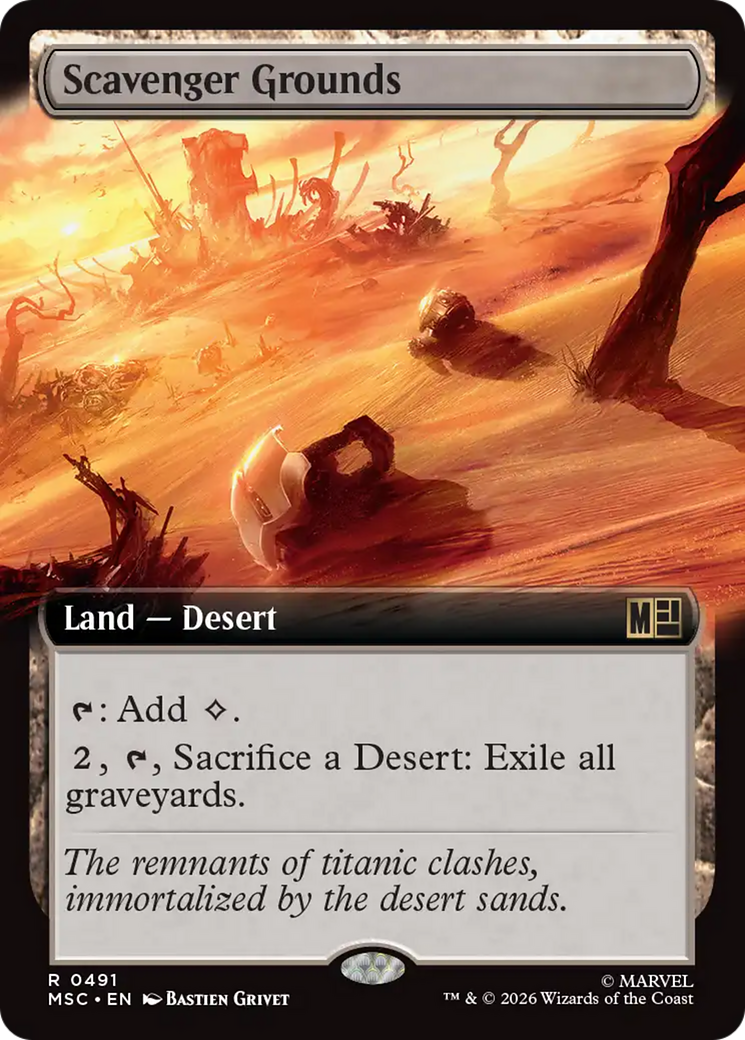 Scavenger Grounds (Extended Art) [Marvel Super Heroes Commander] | Good Games Morley