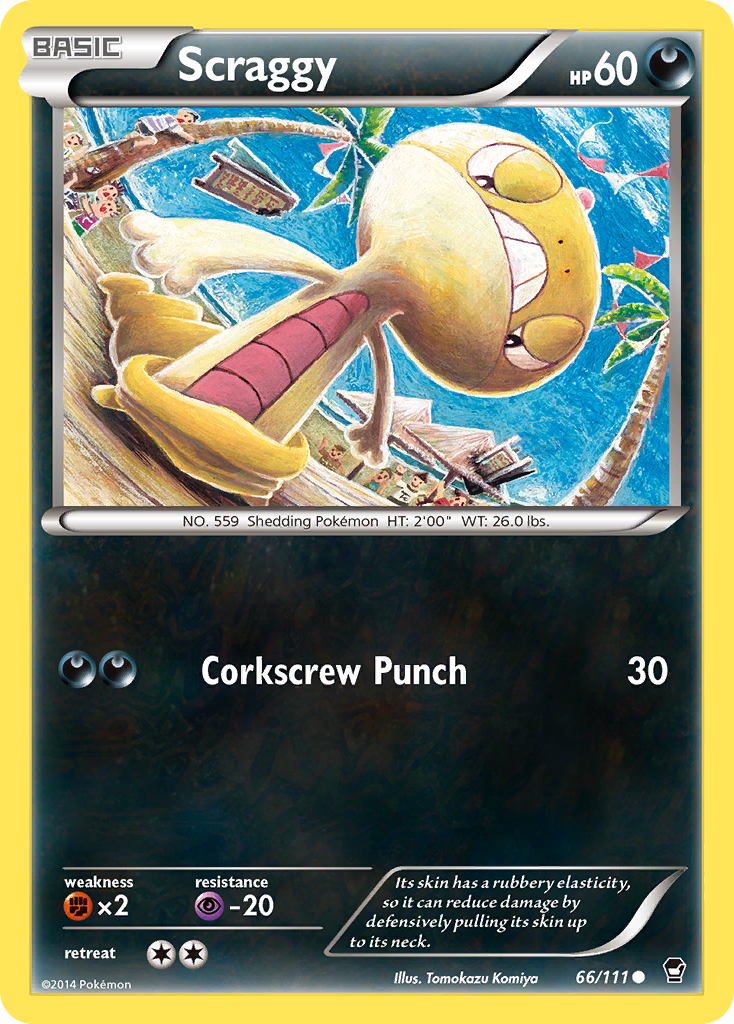 Scraggy (66/111) [XY: Furious Fists] | Good Games Morley