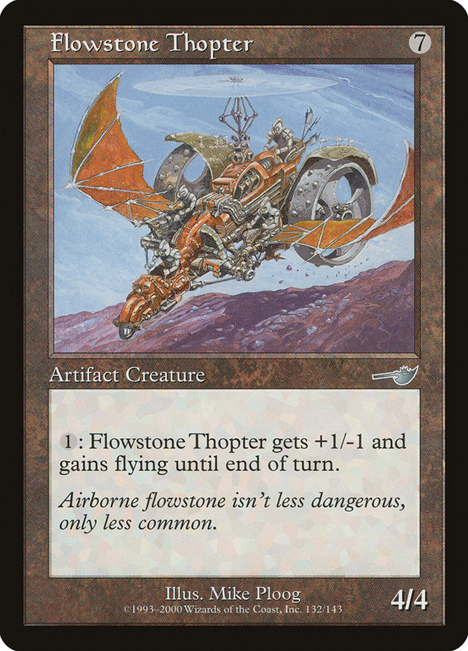 Flowstone Thopter 132/143 (Nemesis)  - Foil | Good Games Morley