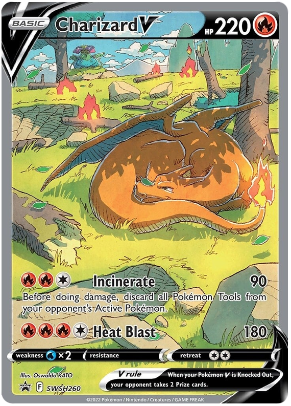 Charizard V (SWSH260) [Sword & Shield: Black Star Promos] | Good Games Morley