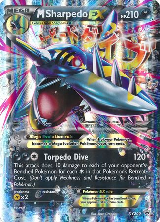M Sharpedo EX (XY200) (Jumbo Card) [XY: Black Star Promos] | Good Games Morley