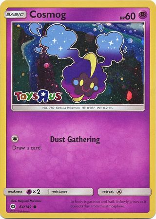 Cosmog (64/149) (Toys R Us Promo) [Sun & Moon: Base Set] | Good Games Morley