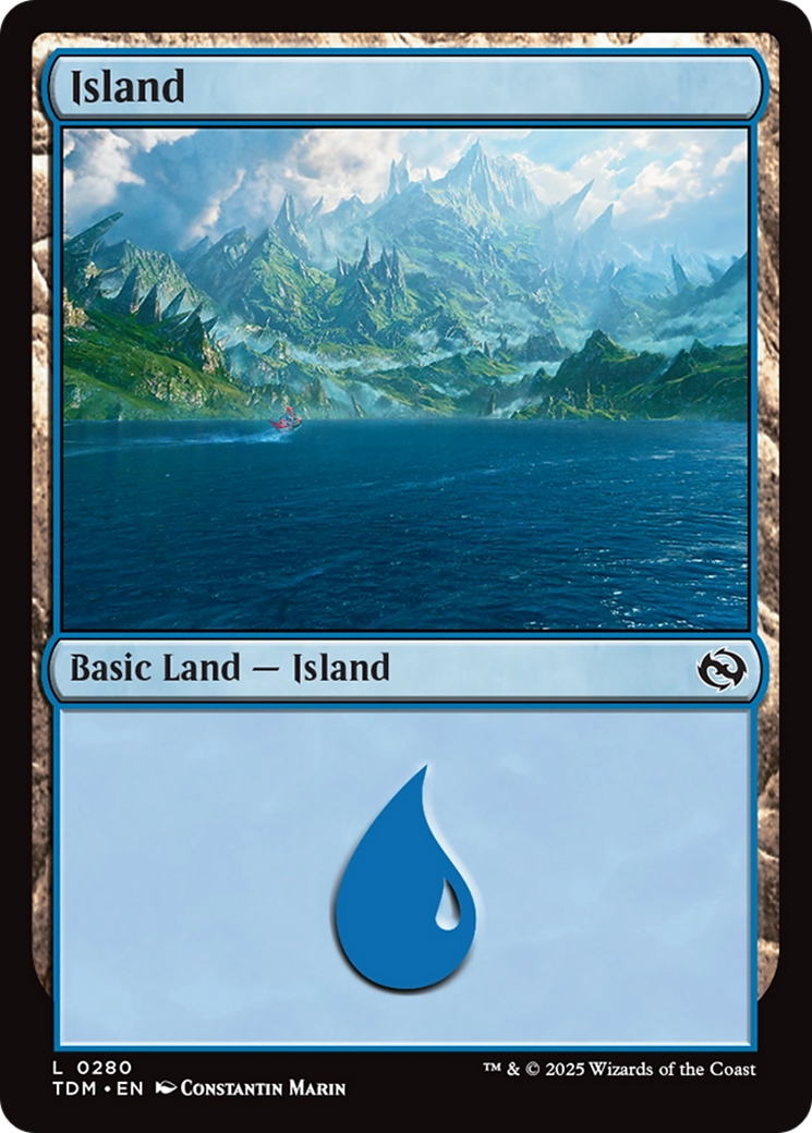 Island (0280) [Tarkir: Dragonstorm] | Good Games Morley