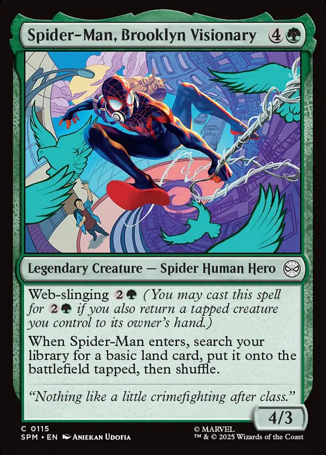 Spider-Man, Brooklyn Visionary 115 (Marvel's Spider-Man)  - Foil | Good Games Morley