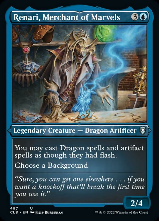 Renari, Merchant of Marvels (Foil Etched) [Commander Legends: Battle for Baldur's Gate] | Good Games Morley