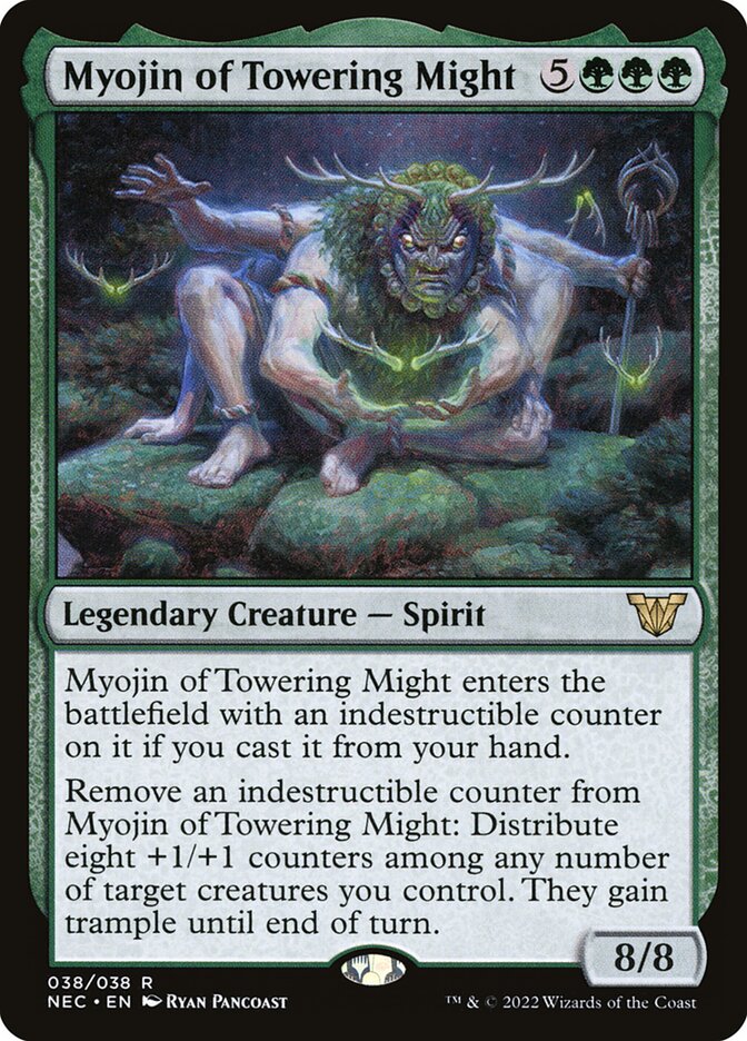 Myojin of Towering Might 38/38 (Commander: Kamigawa: Neon Dynasty)  - Foil | Good Games Morley