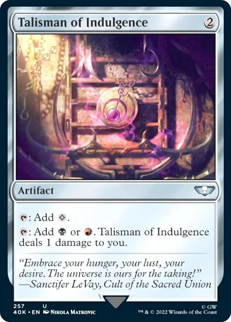 Talisman of Indulgence [Warhammer 40,000] | Good Games Morley