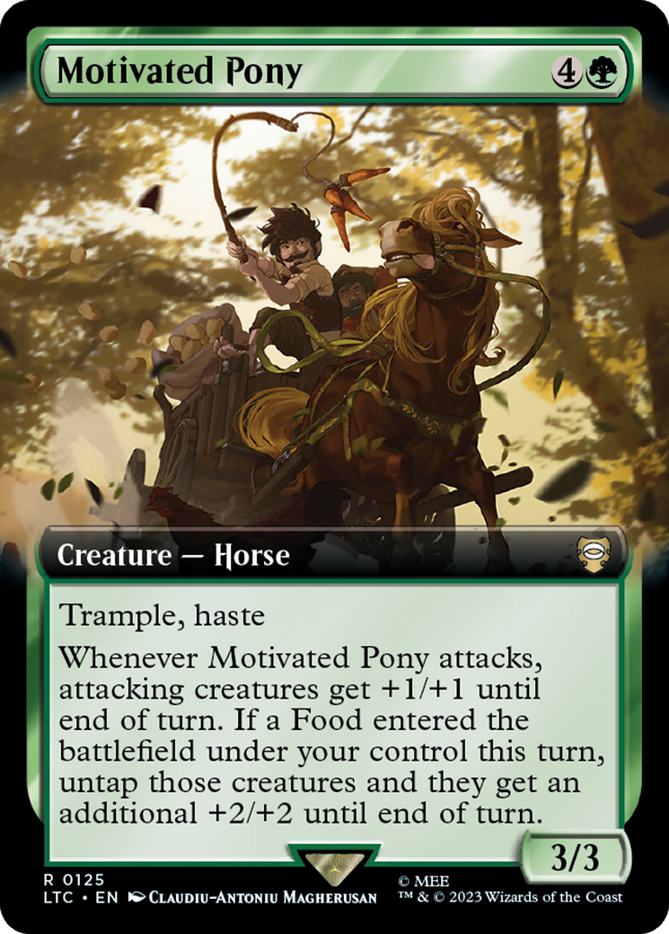 Motivated Pony (Extended Art) [The Lord of the Rings: Tales of Middle-Earth Commander] | Good Games Morley