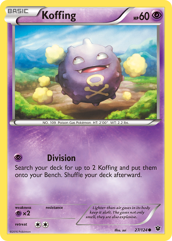 Koffing (27/124) [XY: Fates Collide] | Good Games Morley